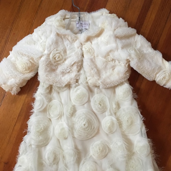 Iris and Ivy toddler dress and bolero set - Picture 1 of 7